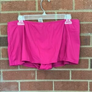 Bleu Rod Beattie Fuchsia Swim Skirt